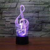 Musical Instruments 3D LED Night Light