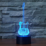 Musical Instruments 3D LED Night Light