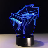 Musical Instruments 3D LED Night Light