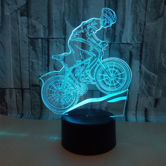 Mountain Bike 3D LED Night Light