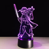 Yoda 3D LED Light