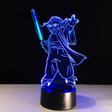 Yoda 3D LED Light