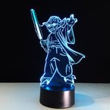 Yoda 3D LED Light
