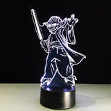 Yoda 3D LED Light