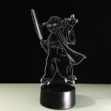 Yoda 3D LED Light
