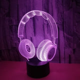 Headphone 3D LED Night Light