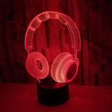 Headphone 3D LED Night Light