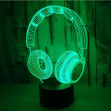Headphone 3D LED Night Light