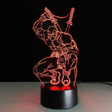 Deadpool 3D LED Night Light
