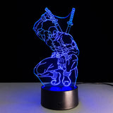 Deadpool 3D LED Night Light