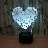 Heart's 3D LED Night Light