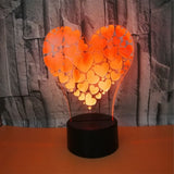 Heart's 3D LED Night Light
