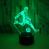 Soccer Player 3D LED Night Light