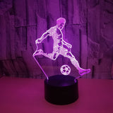 Soccer Player 3D LED Night Light