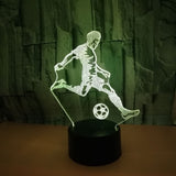 Soccer Player 3D LED Night Light