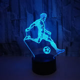 Soccer Player 3D LED Night Light