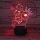 Avengers Themed 3D LED Collector Display Lights